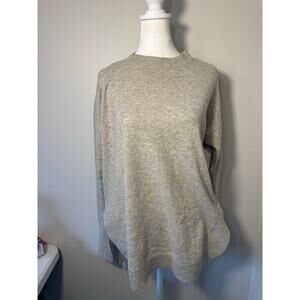 J. Crew Gray Crew Neck Sweater